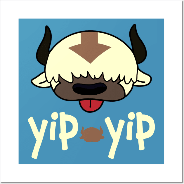 cute appa yip yip Wall Art by sandesart